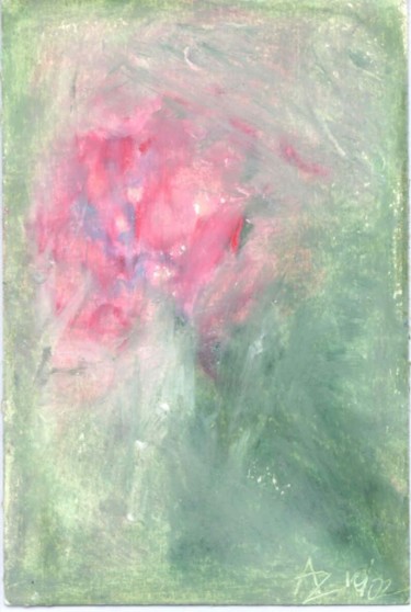 Painting titled "Blurred Flower" by Juli Southmayd, Original Artwork