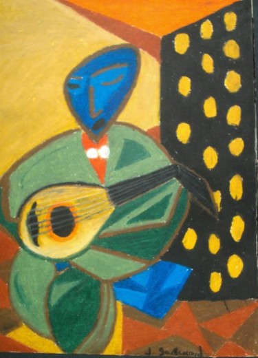Painting titled "The Performer" by Juli Southmayd, Original Artwork