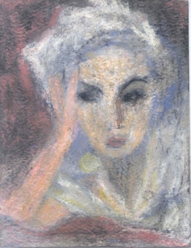 Painting titled "In Thought" by Juli Southmayd, Original Artwork