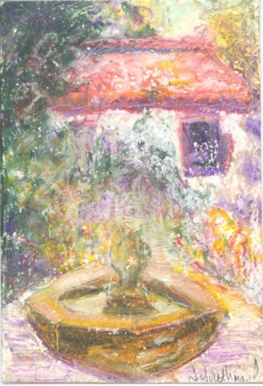 Painting titled "Chalet" by Juli Southmayd, Original Artwork