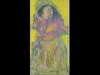 Painting titled "Old Peasant Woman" by Juli Southmayd, Original Artwork