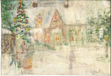 Peinture intitulée "Christmas" par Juli Southmayd, Œuvre d'art originale