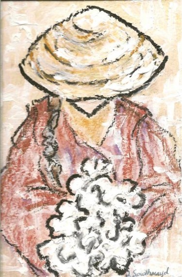 Pittura intitolato "Prayer of Flowers" da Juli Southmayd, Opera d'arte originale