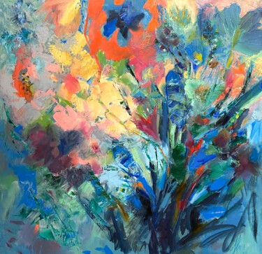 Painting titled "Harmony" by Julia Abramoshvili, Original Artwork, Oil