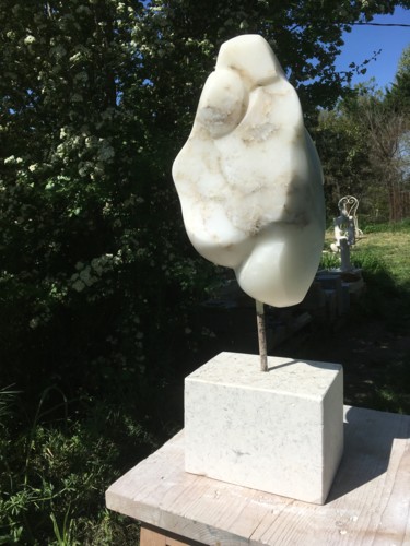 Sculpture titled "Gypse" by Julia Ardaillon, Original Artwork, Stone