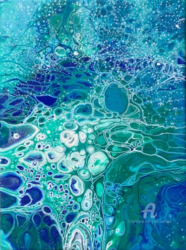 Peinture intitulée "Magic ocean" par Julia Brinkfrau, Œuvre d'art originale, Acrylique