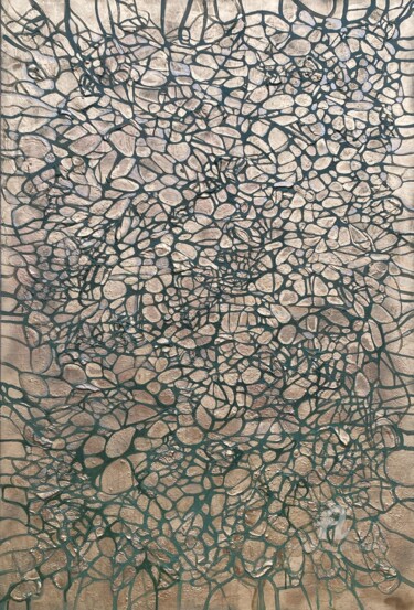 Картина под названием "Extra large abstrac…" - Julia Brinkfrau, Подлинное произведение искусства, Акрил