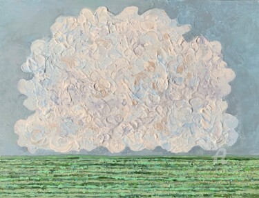 Malerei mit dem Titel "Abstract landscape…" von Julia Brinkfrau, Original-Kunstwerk, Acryl