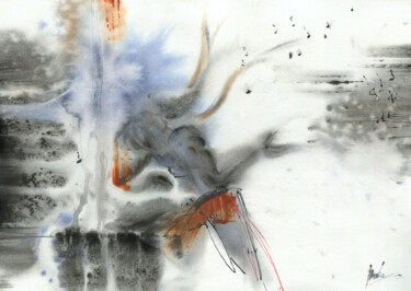 Malarstwo zatytułowany „Music” autorstwa Julia Bunkevich, Oryginalna praca, Akwarela