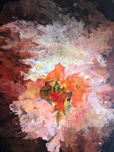 Peinture intitulée "Floral" par Julia Colletto, Œuvre d'art originale, Acrylique