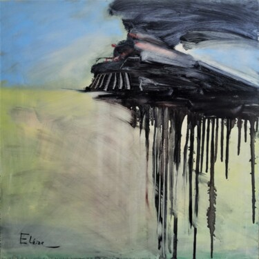 Malerei mit dem Titel "Invasion" von Julia Elkina, Original-Kunstwerk, Öl