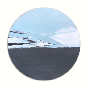 Картина под названием "The cold horizon 02" - Julia Evpak, Подлинное произведение искусства, Акрил