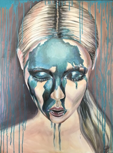 Картина под названием "Muse" - Julia Filimonova, Подлинное произведение искусства, Акрил