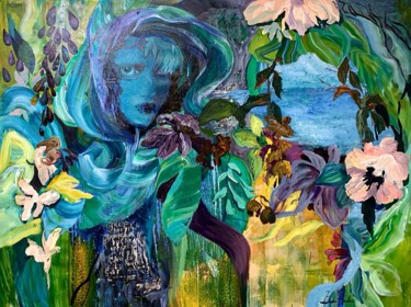 Malerei mit dem Titel "Circe in Me and You" von Julia Hacker, Original-Kunstwerk, Acryl