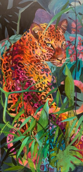 Pintura intitulada "On the wild side.2" por Julia Hacker, Obras de arte originais, Acrílico