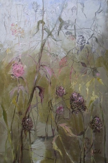Malerei mit dem Titel "Rainy day" von Julia Hacker, Original-Kunstwerk, Öl