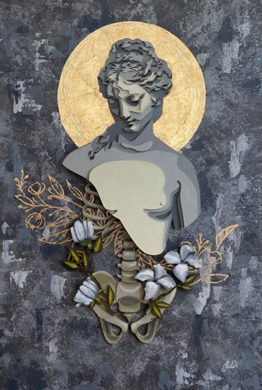 Escultura intitulada "Nothing is eternal" por Julia Khlebnikova, Obras de arte originais, Madeira
