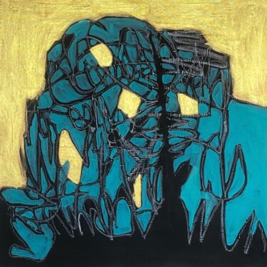 Painting titled "Original abstract p…" by Julia Kisi, Original Artwork, Acrylic