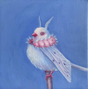 Painting titled "Small King" by Julia Kuzina, Original Artwork, Oil