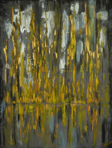 Картина под названием "City Imagination" - Julia Leon, Подлинное произведение искусства, Акрил Установлен на Деревянная рама…