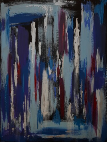 Картина под названием "Dreams, Variation #…" - Julia Leon, Подлинное произведение искусства, Акрил Установлен на Деревянная…