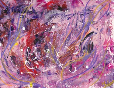 Картина под названием "Abstract variation…" - Julia Leon, Подлинное произведение искусства, Акрил