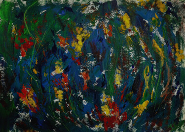 Картина под названием "Abstract Variation…" - Julia Leon, Подлинное произведение искусства, Акрил