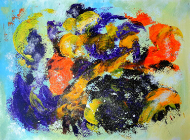 Картина под названием "Abstract variation…" - Julia Leon, Подлинное произведение искусства, Акрил
