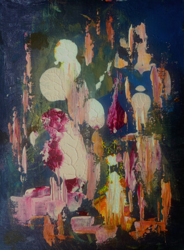 Картина под названием "Uncertainty" - Julia Leon, Подлинное произведение искусства, Акрил Установлен на Другая жесткая панель