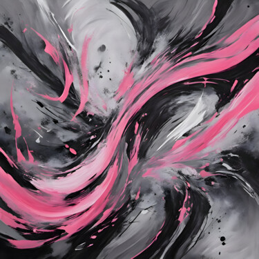 Malerei mit dem Titel "Graceful Movement" von Julia Leon, Original-Kunstwerk, Öl