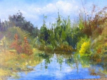 Painting titled "January in South Fl…" by Julia Stevens, Original Artwork
