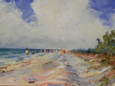 Painting titled "Sanibel Saturday Mo…" by Julia Stevens, Original Artwork