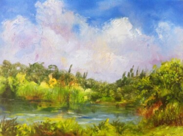 Painting titled "South Florida Spring" by Julia Stevens, Original Artwork