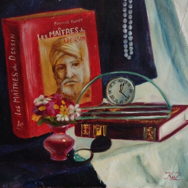 Pittura intitolato "StillLife - Les Maî…" da Julia Vedrina, Opera d'arte originale, Olio