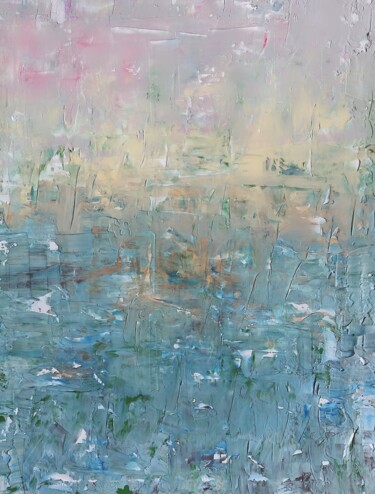 Pintura intitulada "On The Lake" por Julia Viviani, Obras de arte originais, Acrílico Montado em artwork_cat.