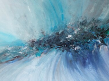 Картина под названием "Ocean’s Attol" - Julia Viviani, Подлинное произведение искусства, Акрил Установлен на Деревянная рама…