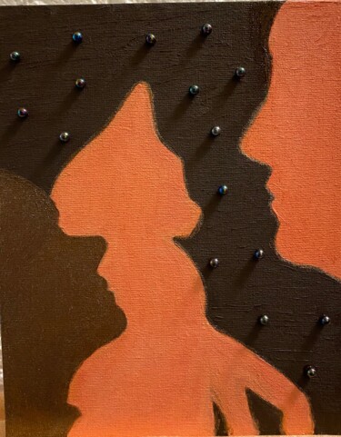 Картина под названием "Shadow" - Julia Zvonova, Подлинное произведение искусства, Масло