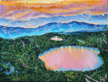 Картина под названием "Appalachian Mountai…" - Julia Good, Подлинное произведение искусства, Масло