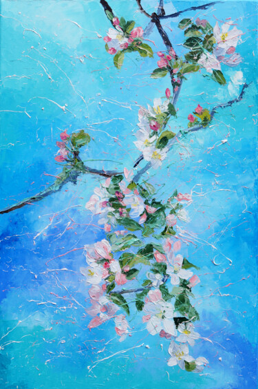 Painting titled "Blooming painting B…" by Julia Good, Original Artwork, Oil