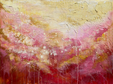Картина под названием "VANILLA SKY- abstra…" - Julia Good, Подлинное произведение искусства, Акрил