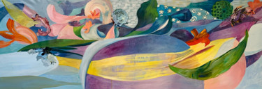 A lovely day Peinture intitulée "A lovely day" par Julia Hacker, Œuvre d'art originale, Acrylique