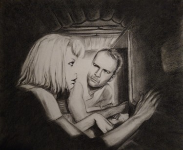 the fifth Element Painting Σχέδιο με τίτλο "the fifth Element P…" από Julia Lihina, Αυθεντικά έργα τέχνης, Κάρβουνο