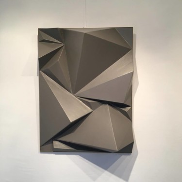 Sculpture titled "Origami" by Julian, Original Artwork, Wood