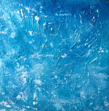 Ζωγραφική με τίτλο "Salty sea spray" από Juliana Sol, Αυθεντικά έργα τέχνης, Ακρυλικό Τοποθετήθηκε στο Χαρτόνι