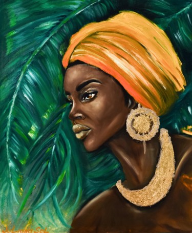 Pintura titulada "Jungle" por Juliana Sol, Obra de arte original, Oleo Montado en Bastidor de camilla de madera