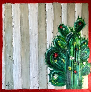 Картина под названием "Mexico" - Juliana Sol, Подлинное произведение искусства, Масло Установлен на Деревянная рама для носи…