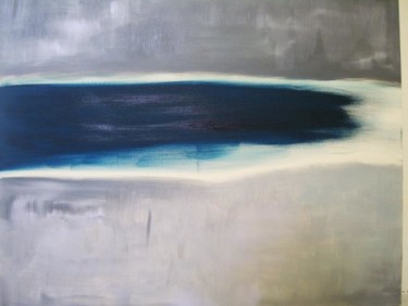 Painting titled "cloudy bay" by Julianne Wu, Original Artwork, Oil
