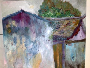 Painting titled "Lost China--1" by Julianne Wu, Original Artwork, Oil