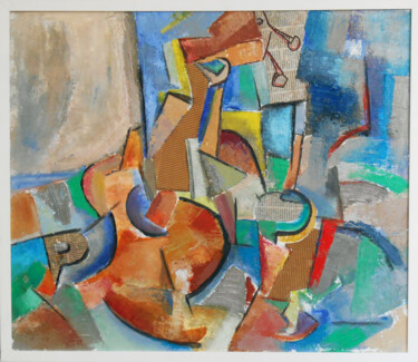 Malerei mit dem Titel "Expressive forms" von July, Original-Kunstwerk, Öl