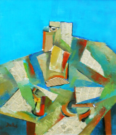 Картина под названием "Expressive forms II" - July, Подлинное произведение искусства, Масло